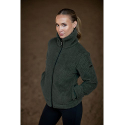 Veste polaire Teddy Equestrian Stockholm femme Vert avenue Veste polaire Teddy Equestrian Stockholm femme Vert avenue