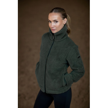 Veste polaire Teddy Equestrian Stockholm femme Vert avenue Veste polaire Teddy Equestrian Stockholm femme Vert avenue