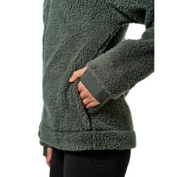 Veste polaire Teddy Equestrian Stockholm femme Vert avenue Veste polaire Teddy Equestrian Stockholm femme Vert avenue