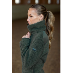 Veste polaire Teddy Equestrian Stockholm femme Vert avenue Veste polaire Teddy Equestrian Stockholm femme Vert avenue