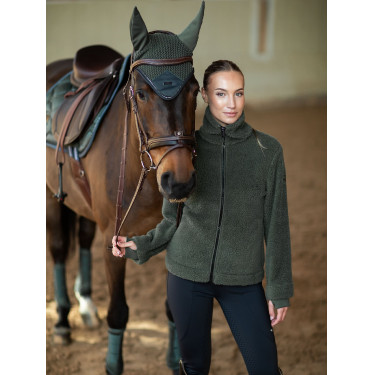 Veste polaire Teddy Equestrian Stockholm femme Vert avenue Veste polaire Teddy Equestrian Stockholm femme Vert avenue