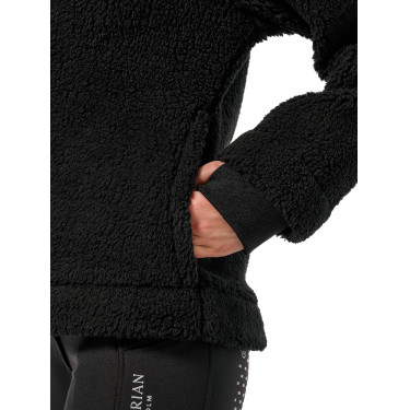 Veste polaire Teddy Equestrian Stockholm Young Rider Noir Veste polaire Teddy Equestrian Stockholm Young Rider Noir