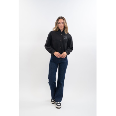 Bomber Harcour Antonela femme Noir