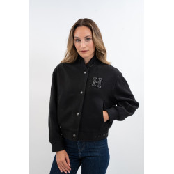 Bomber Harcour Antonela femme Noir