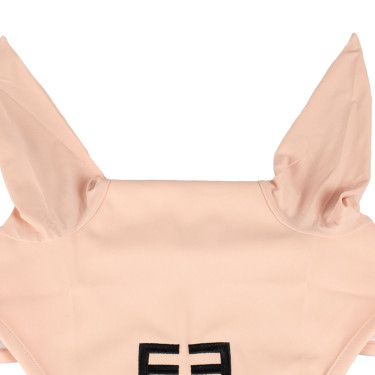 Bonnet anti-mouches Equestro cube stretch technical avec logo Rose caméo Bonnet anti-mouches Equestro cube stretch technical avec logo Rose caméo
