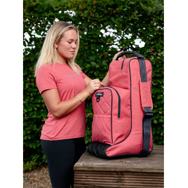 Sac à bombe et à bottes LeMieux Cranberry Rose Sac à bombe et à bottes LeMieux Cranberry Rose