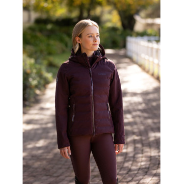 Veste Hybride LeMieux imperméable Brooke femme Damson Violet