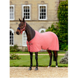 Couverture Polaire Monogramme Arika LeMieux Cranberry Rose Couverture Polaire Monogramme Arika LeMieux Cranberry Rose