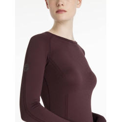T-shirt manches longues LeMieux sans coutures Britney Damson Violet T-shirt manches longues LeMieux sans coutures Britney Damson Violet