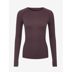 T-shirt manches longues LeMieux sans coutures Britney Damson Violet T-shirt manches longues LeMieux sans coutures Britney Damson Violet