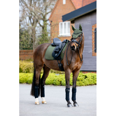 Tapis de dressage LeMieux Essence Square Vert pin Tapis de dressage LeMieux Essence Square Vert pin