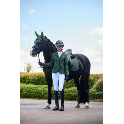 Veste de concours LeMieux Kennedy Young Rider Vert pin Veste de concours LeMieux Kennedy Young Rider Vert pin
