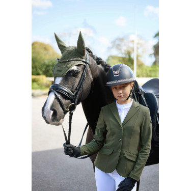 Veste de concours LeMieux Kennedy Young Rider Vert pin Veste de concours LeMieux Kennedy Young Rider Vert pin