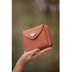 Porte Monnaie Pénélope Clémence Cognac Marron