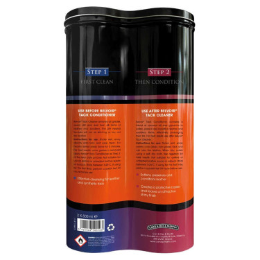 Pack soin des cuir Belvoir Duo Step 1+ Step 2 Carr & Day & Martin