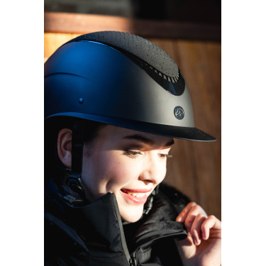 Casque Alarion Diamond HKM Noir / noir