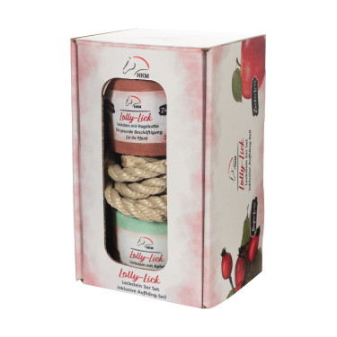 Pierre a sel aromatisée Lolly Lick lot de 2 HKM Églantier / pomme