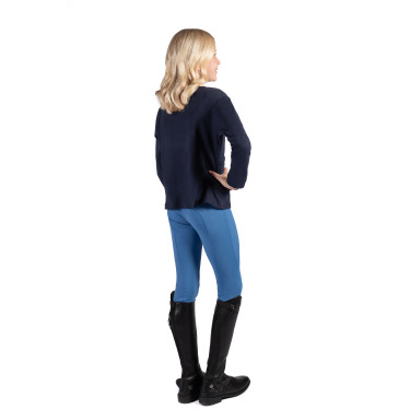 Legging Mia fond 1/1 en silicone HKM Bleu Legging Mia fond 1/1 en silicone HKM Bleu