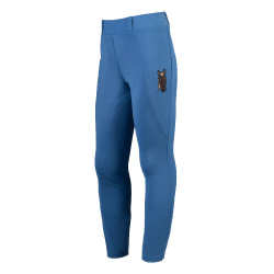 Legging Mia fond 1/1 en silicone HKM Bleu Legging Mia fond 1/1 en silicone HKM Bleu