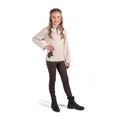 Legging Mia fond 1/1 en silicone HKM Marron foncé Legging Mia fond 1/1 en silicone HKM Marron foncé