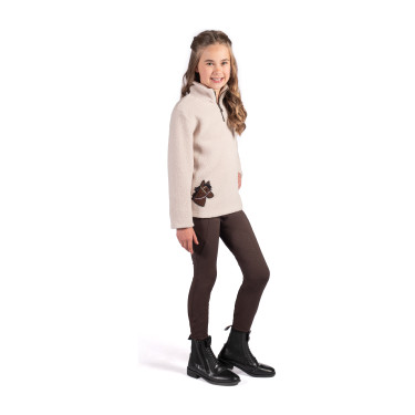 Legging Mia fond 1/1 en silicone HKM Marron foncé Legging Mia fond 1/1 en silicone HKM Marron foncé