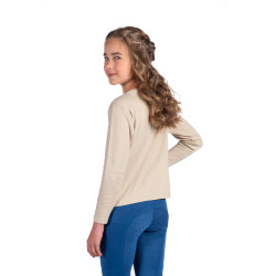 Polo à manches longues Mia HKM Beige Polo à manches longues Mia HKM Beige