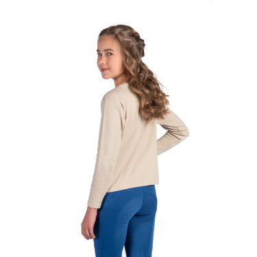 Polo à manches longues Mia HKM Beige Polo à manches longues Mia HKM Beige