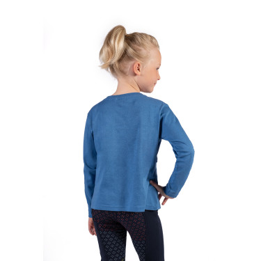 Polo à manches longues Mia HKM Bleu Polo à manches longues Mia HKM Bleu