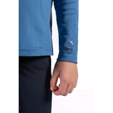 Polo à manches longues Mia HKM Bleu Polo à manches longues Mia HKM Bleu