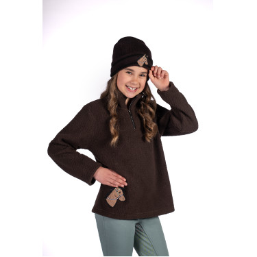 Pull polaire enfant Mia HKM Marron foncé