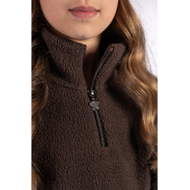 Pull polaire enfant Mia HKM Marron foncé