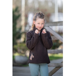 Pull polaire enfant Mia HKM Marron foncé