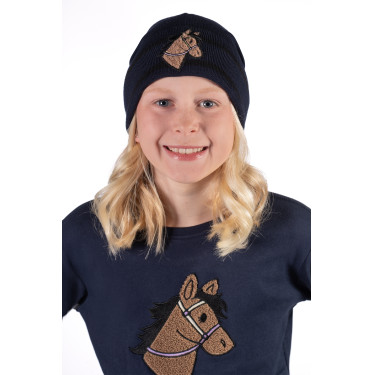 Casquette Mia HKM enfant Bleu foncé