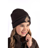Casquette Mia HKM enfant Marron foncé