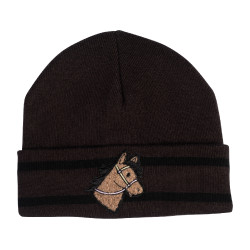 Casquette Mia HKM enfant Marron foncé