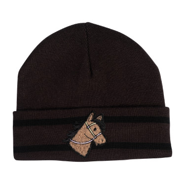 Casquette Mia HKM enfant Marron foncé