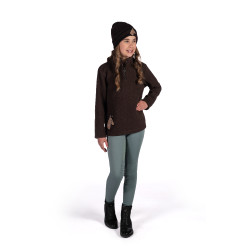 Casquette Mia HKM enfant Marron foncé