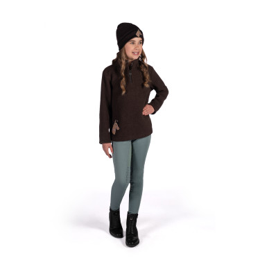 Casquette Mia HKM enfant Marron foncé