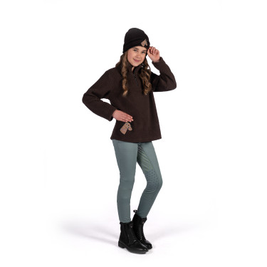 Casquette Mia HKM enfant Marron foncé
