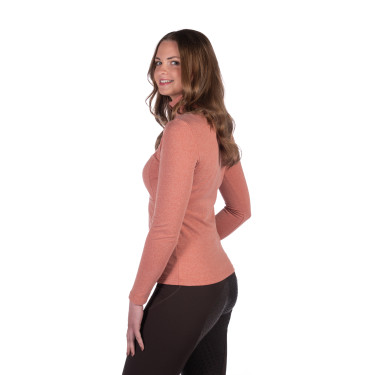 T-shirt fonctionnel Supersoft II HKM Cuivre Marron