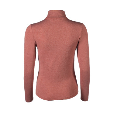 T-shirt fonctionnel Supersoft II HKM Cuivre Marron