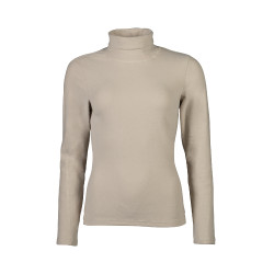 T-shirt manches longues col roulé Eva HKM Beige