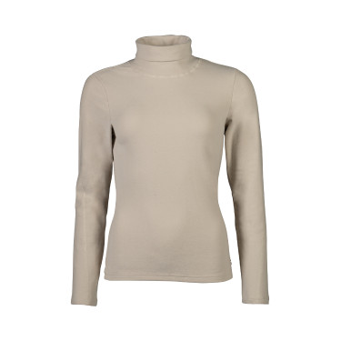 T-shirt manches longues col roulé Eva HKM Beige