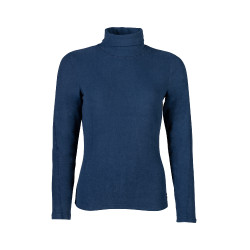 T-shirt manches longues col roulé Eva HKM Bleu foncé T-shirt manches longues col roulé Eva HKM Bleu foncé
