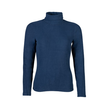 T-shirt manches longues col roulé Eva HKM Bleu foncé T-shirt manches longues col roulé Eva HKM Bleu foncé