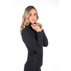 T-shirt manches longues col roulé Eva HKM Noir T-shirt manches longues col roulé Eva HKM Noir