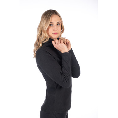 T-shirt manches longues col roulé Eva HKM Noir T-shirt manches longues col roulé Eva HKM Noir