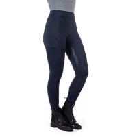 Legging Rio fond 1/1 en silicone HKM Bleu foncé Legging Rio fond 1/1 en silicone HKM Bleu foncé