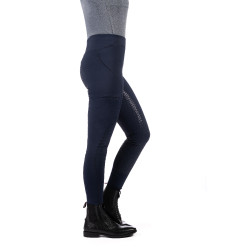 Legging Rio fond 1/1 en silicone HKM Bleu foncé