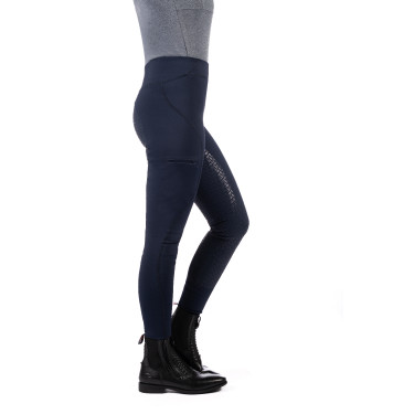Legging Rio fond 1/1 en silicone HKM Bleu foncé